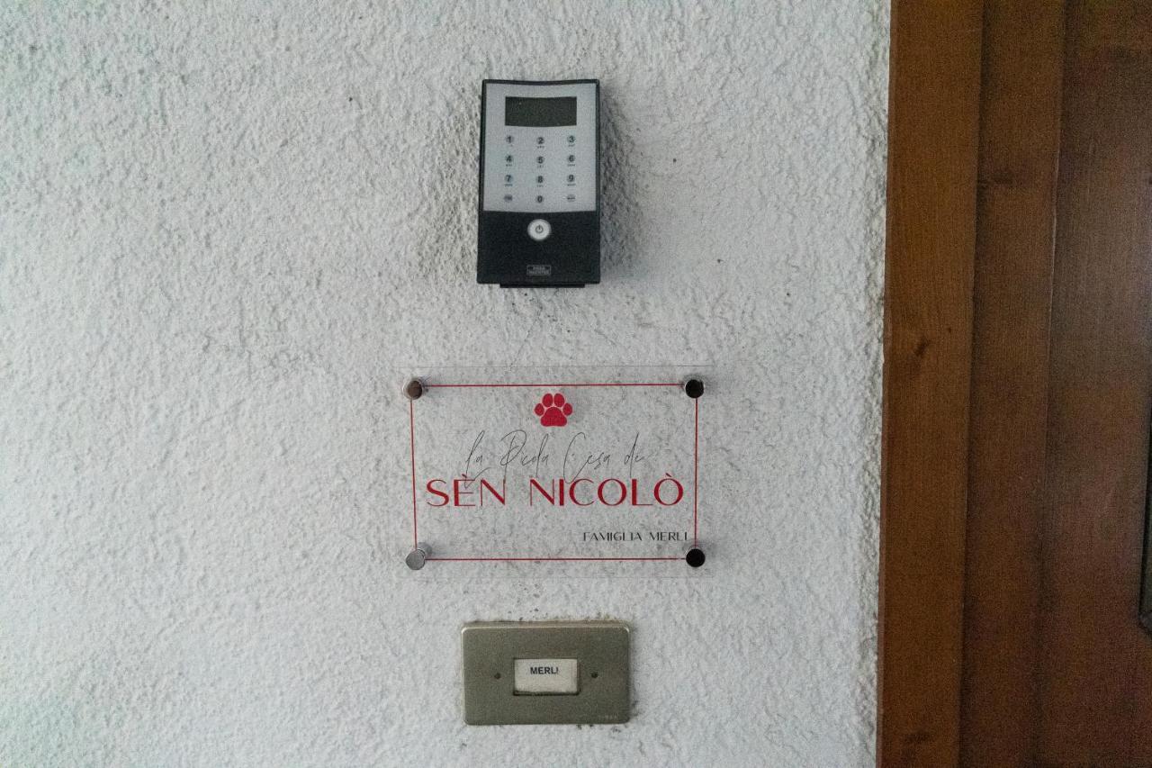 La Picola Cesa De Sen Nicolo Lägenhet Mazzin Exteriör bild